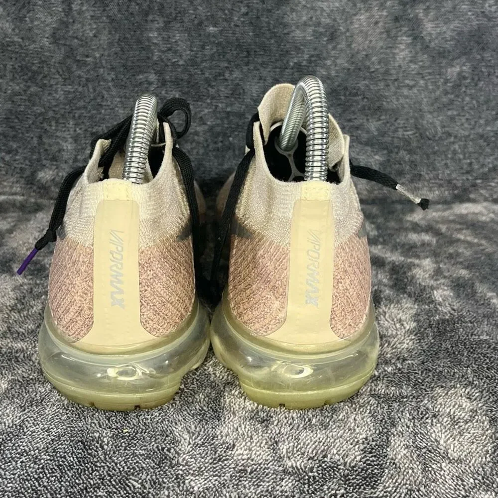 Nike Air VaporMax Flyknit String Oatmeal Beige Women’s Size 9 Running Shoes 8495